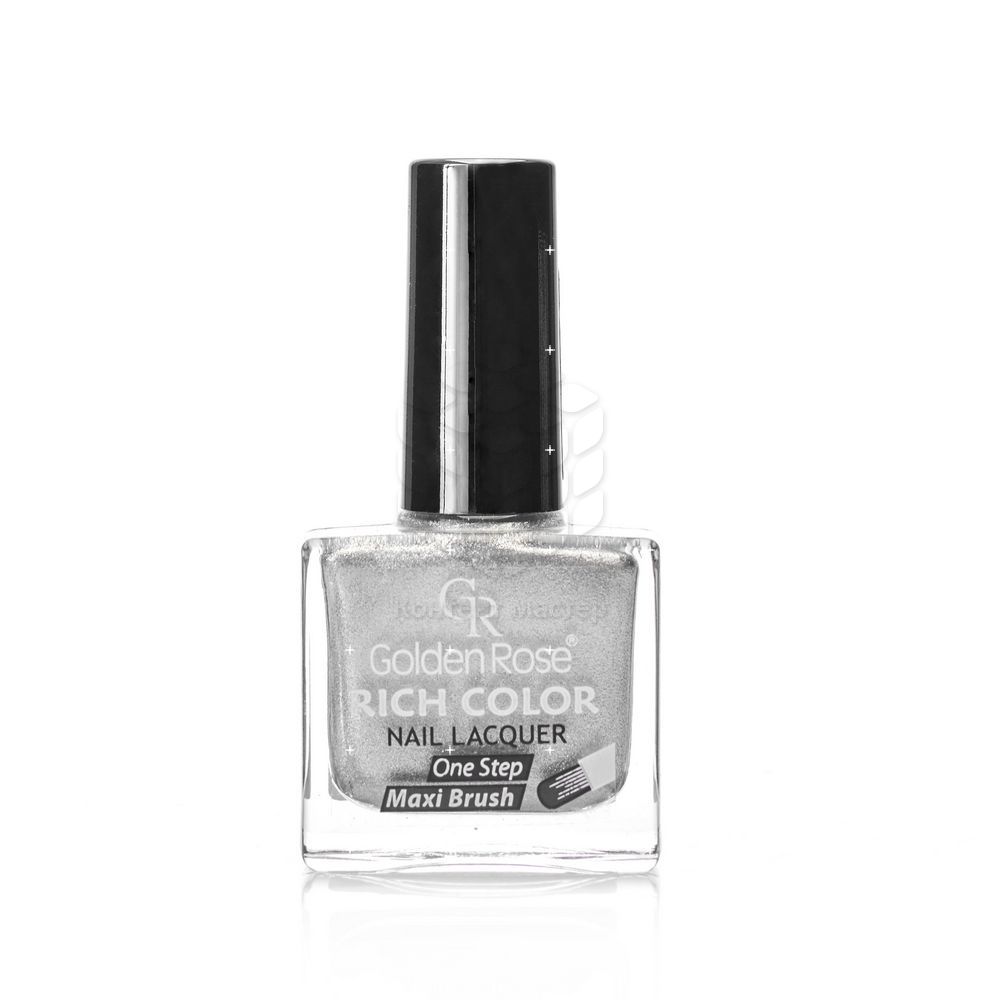 

Лак для ногтей Golden Rose Rich Color 20 Серебряный 10,5мл