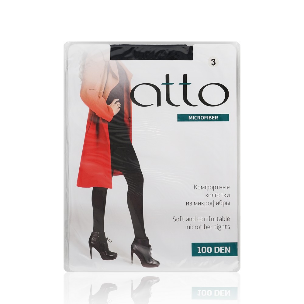 

Женские колготки Atto Velour из микрофибры 100den черные 3 размер
