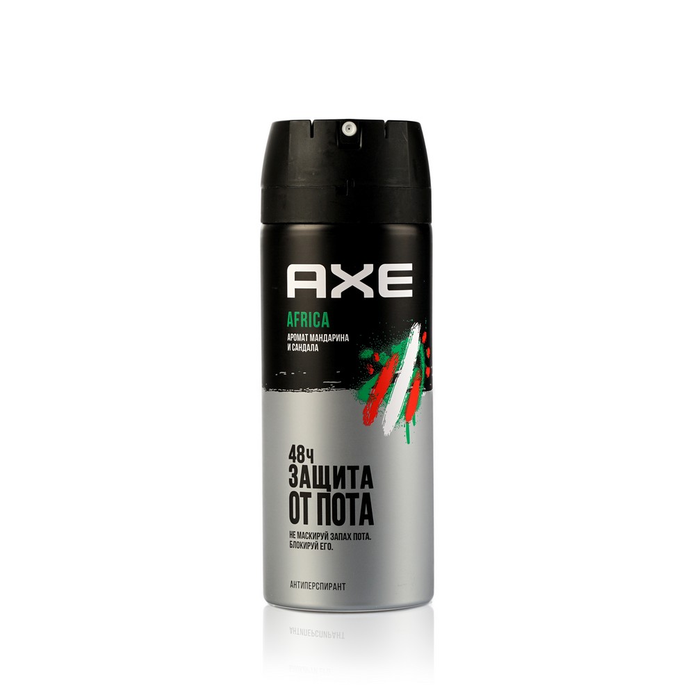 

Мужской дезодорант - антиперспирант Axe " Африка " защита от пота 150мл