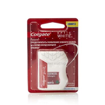 Зубная нить Colgate Optic White 25м