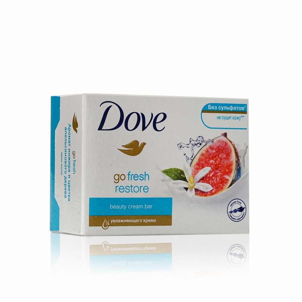

Крем - мыло Dove туалетное " Инжир и лепестки апельсина " 135г