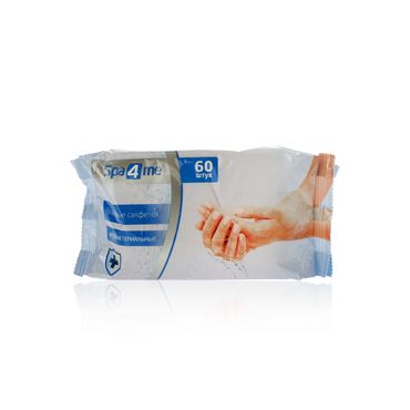 Влажные салфетки Spa 4 Me антибактериальные " дорожные " 60шт