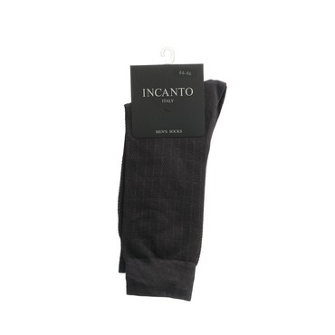 Мужские однотонные носки INCANTO BU733002 Grigio р.44-46