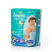 Подгузники Pampers Active Baby-dry для детей Maxi + 9-16кг 18шт