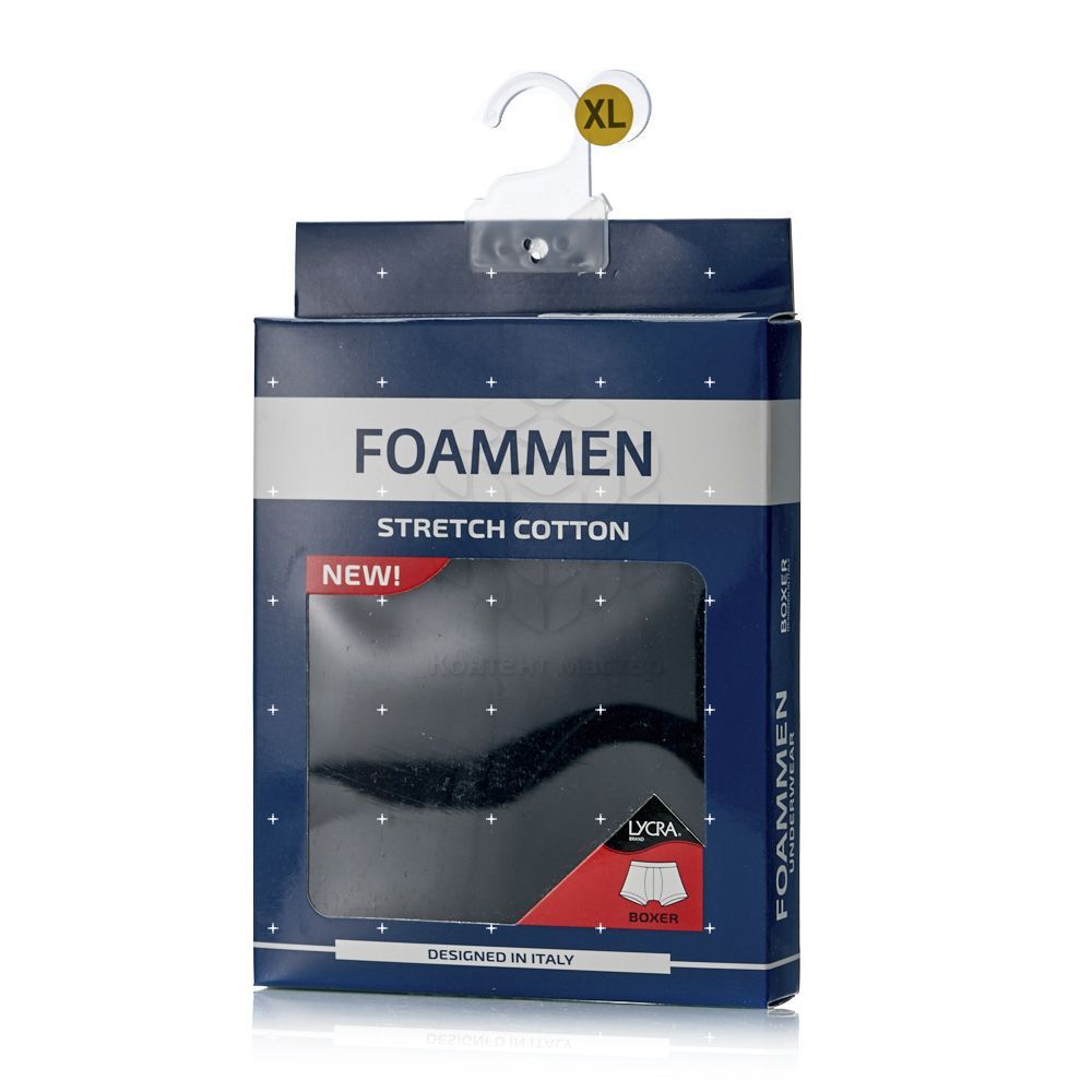 

Мужские трусы - боксеры Foammen черные XL