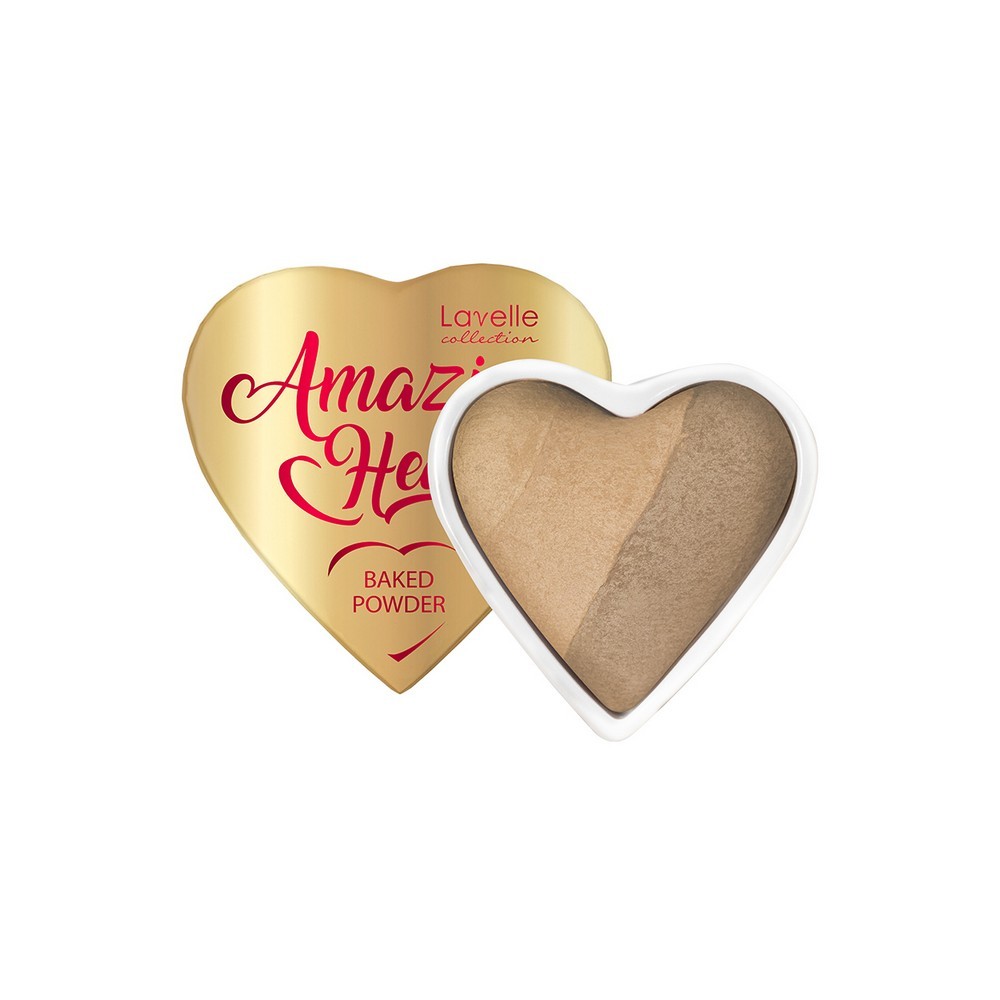

Пудра для лица Lavelle Amazing heart тройная 02 Natural beige