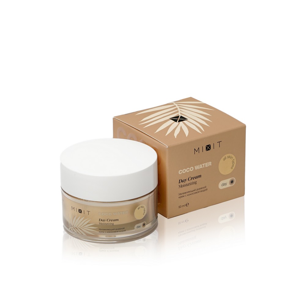 

Увлажняющий дневной крем для лица Mixit Coco Water day cream moisturizing с кокосовой водой 50мл