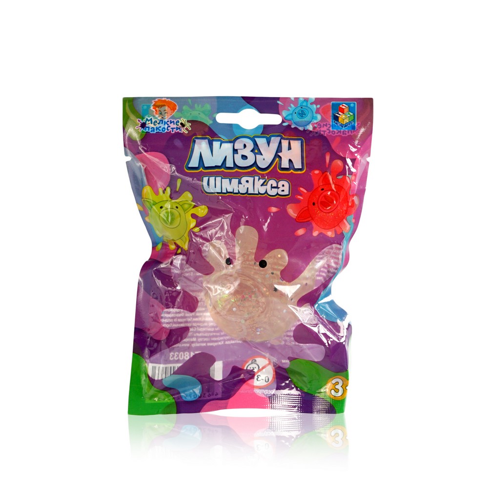 

Лизун - Шмякса 1 Toy Мелкие пакости " Свинка с блестками "