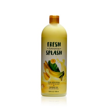Гель для душа Bio World Fresh Splash " питательный " с ароматом банана 1000мл