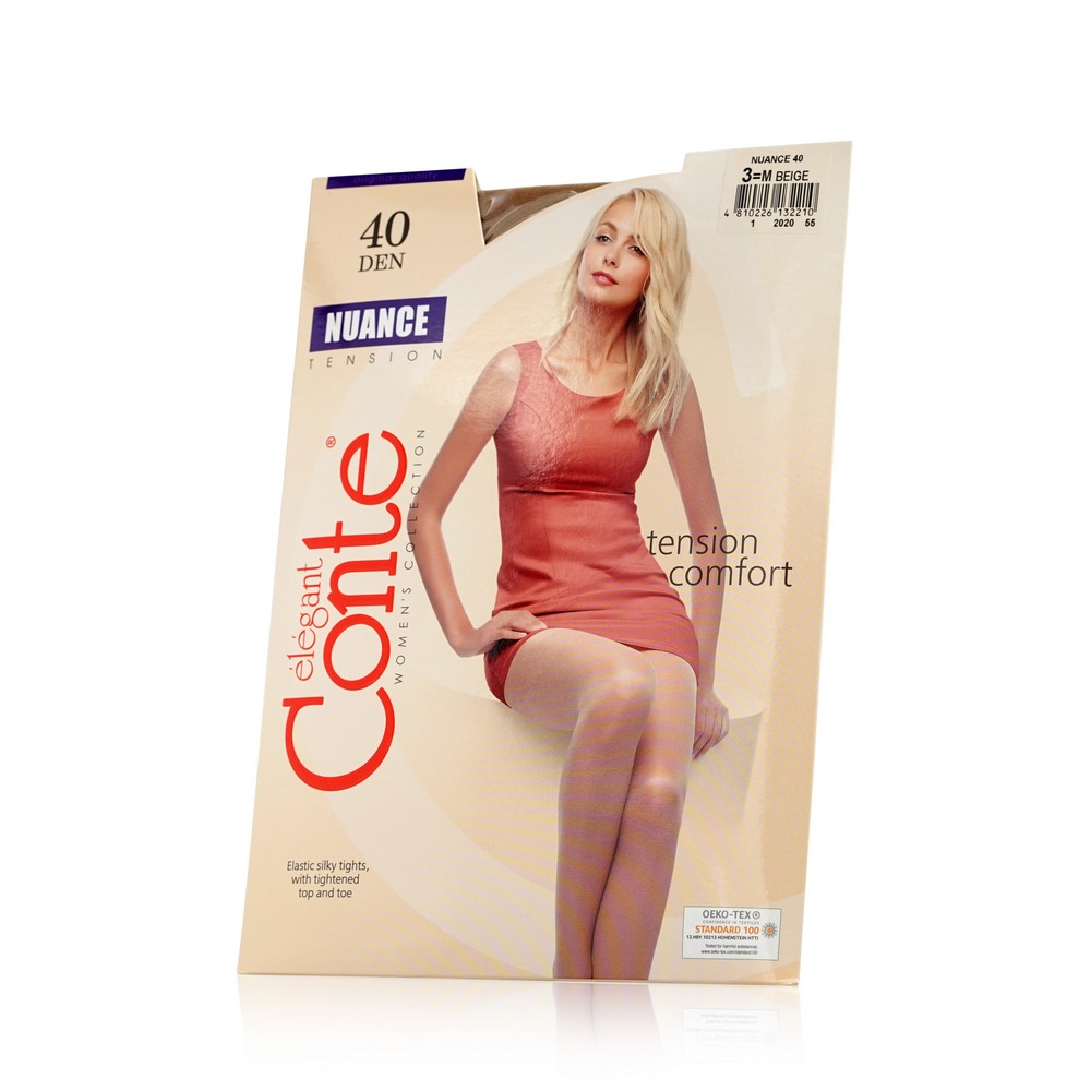 

Женские колготки Conte Nuance 40den Beige 3 размер