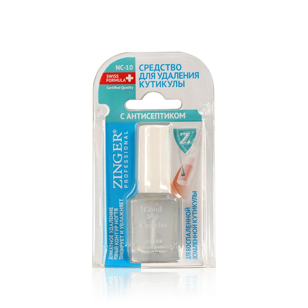 Средство Zinger  Good bye cuticles  для удаления кутикулы NC10 12мл limoni good bye cuticles cuticle care