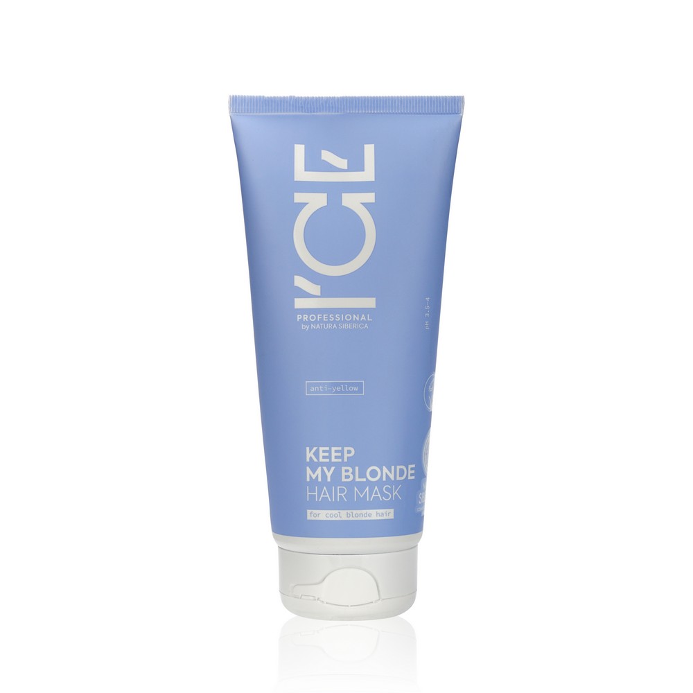 

Тонирующая маска ICE Professional by NS Keep my Blonde anti-yellow " для светлых волос " 200мл