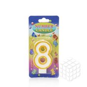 Свеча - цифра Балтик Трейд для торта " 8 "