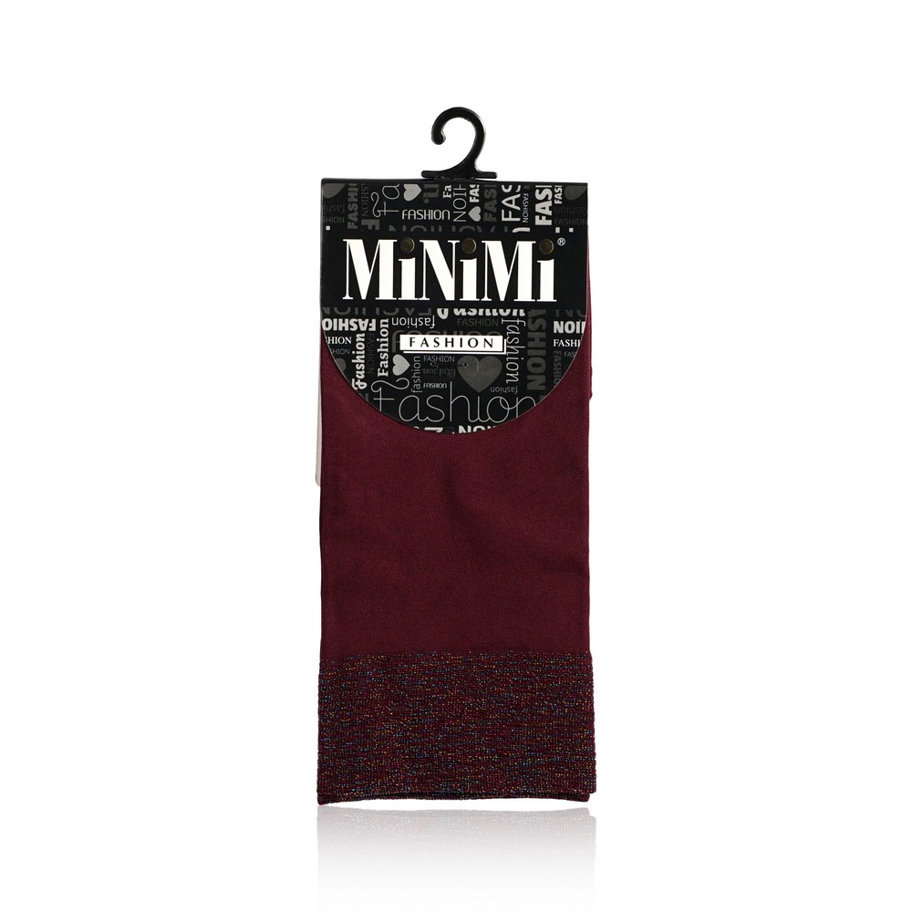 

Женские носки Minimi Micro Lurex капроновые , 70 3D , Bordo / Oro