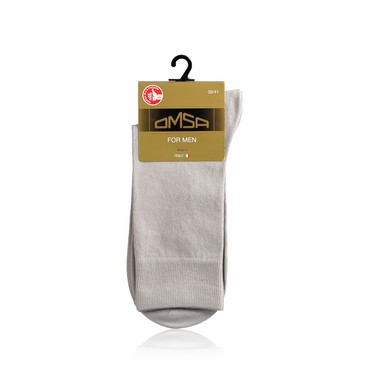 Мужские носки Omsa Classic трикотажные , 203 , Grigio Chiaro , р.39-41