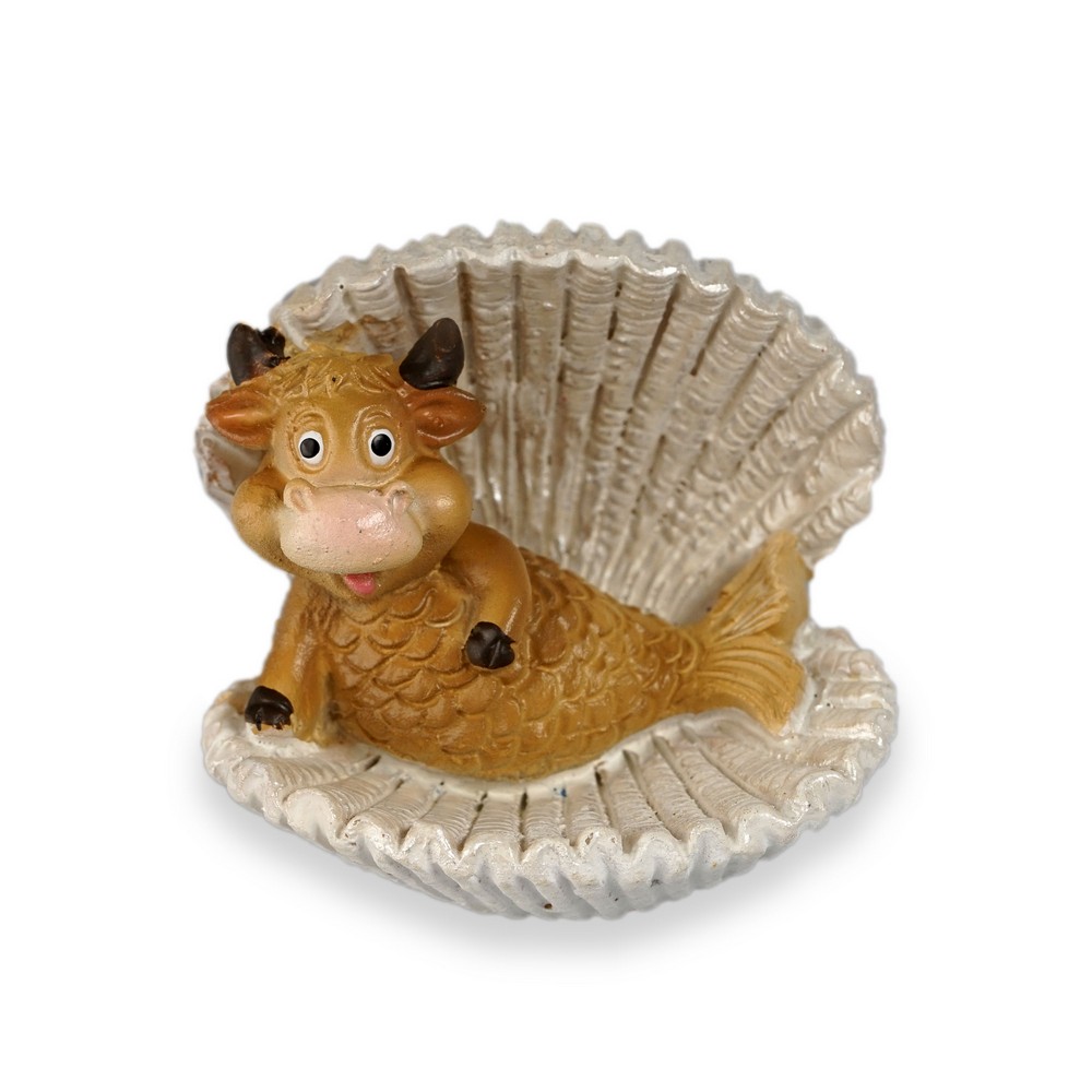 

Сувенир Artus Новый Год " Быкалочка в ракушке " DP00361 керамика 4см