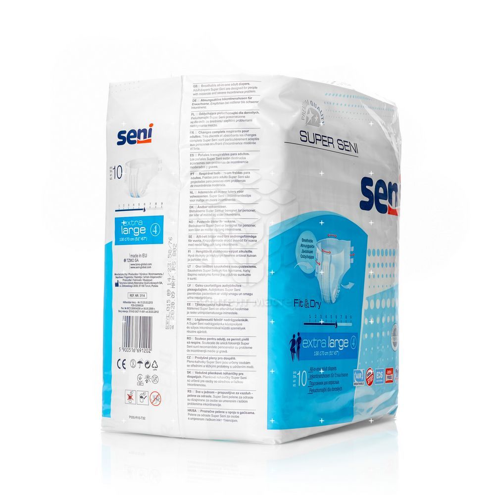 подгузники для взрослых super seni large более 75кг n 30. Seni super air подгузники д/взрослых large 10. подгузники seni xl 130-170 30. подгузники д/взросл сени супер плюс р. Seni super подгузники для взрослых large3 10шт(белла):6.