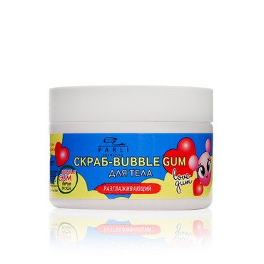 Разглаживающий скраб для тела Parli " bubble gum " 250мл