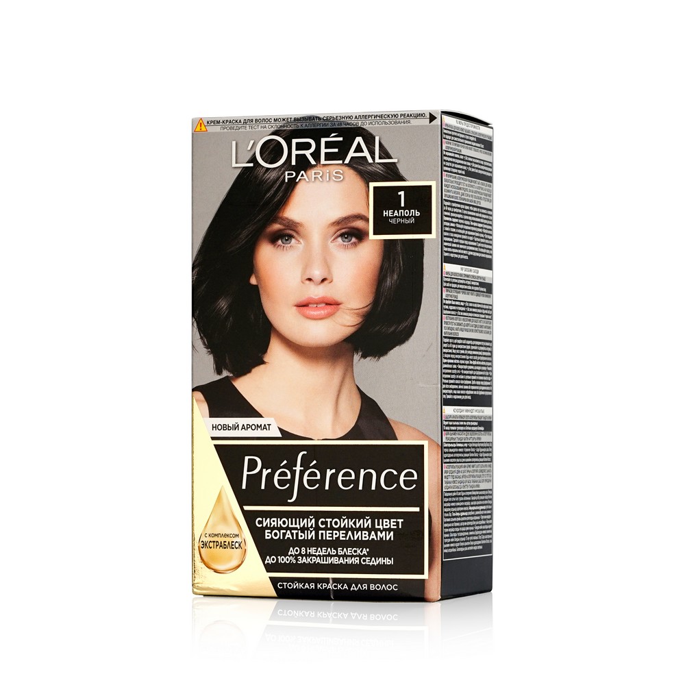 

Краска L`Oreal Paris Preference стойкая для волос 1.0 Неаполь