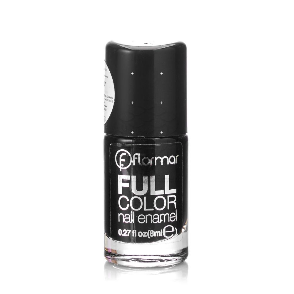 

Лак для ногтей Flormar Full Color Nail Enamel FC32 Victory of Black 8мл