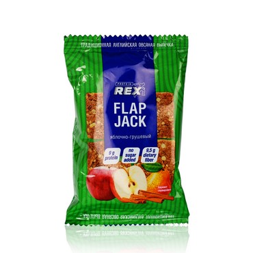 Печенье овсяное Protein Rex Flap Jack " Яблочно-грушевый " 60г