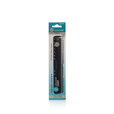 Расческа - гребень для волос Zinger Black Carbon PS-339-C