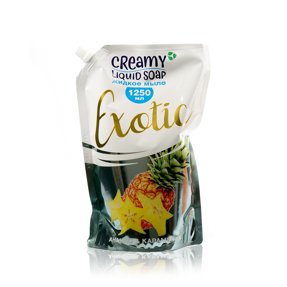

Жидкое мыло Creamy дой-пак " ананас и Карамбола " 250мл