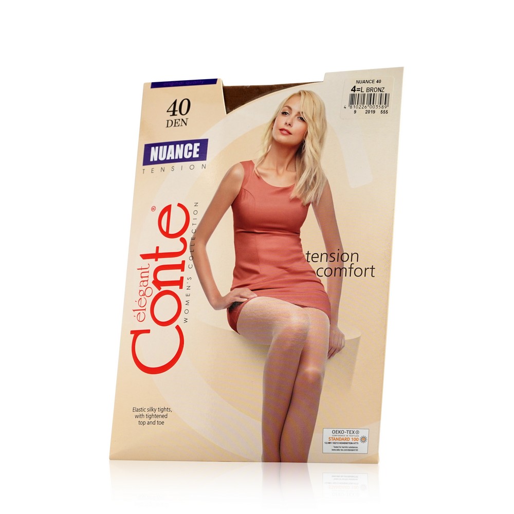 

Женские колготки Conte Nuance 40den Bronz 4 размер
