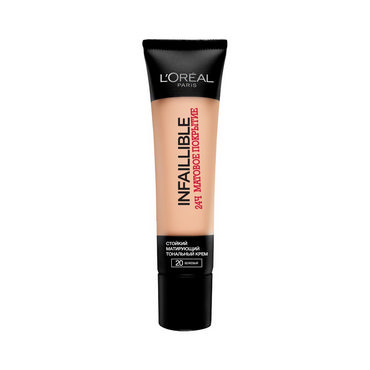 Матирующий тональный крем L`Oreal Paris Infaillible 24часа Матовое покрытие для лица 20 Бежевый 35мл