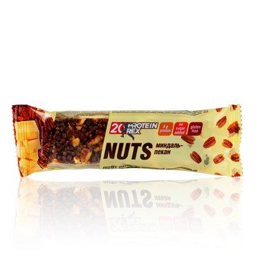 Батончик Protein Rex Nuts " Миндаль-пекан " 40г