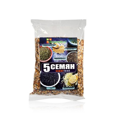Смесь семян Здоровка " 5 семян " 210г