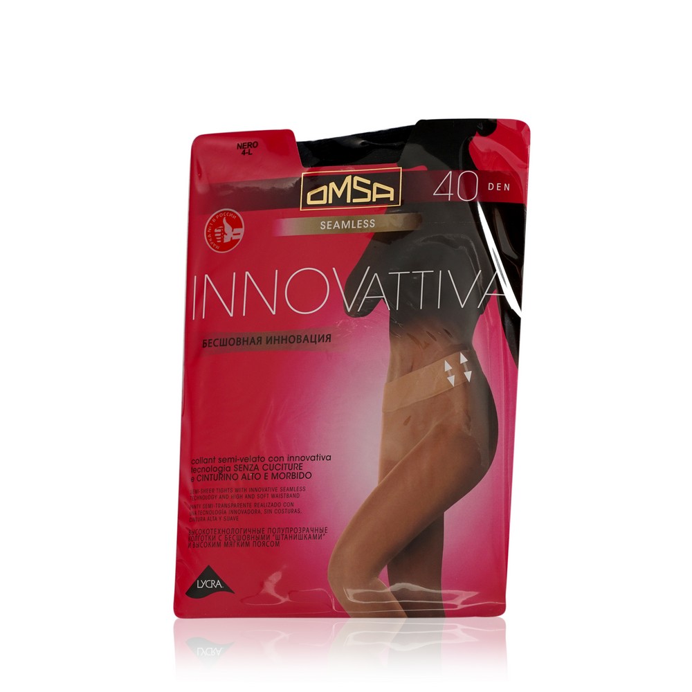 

Женские колготки Omsa Innovativa 40den Nero 4 размер