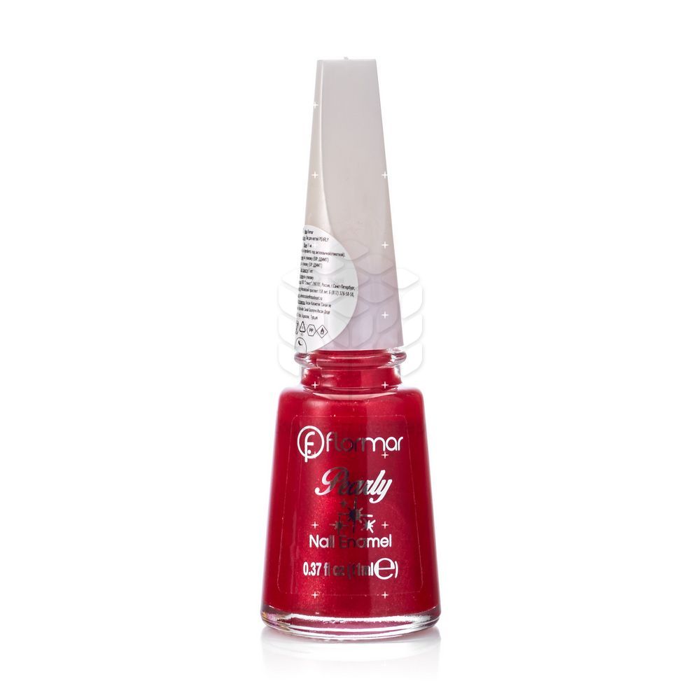 

Лак для ногтей Flormar PEARLY NAIL ENAMEL PL074 Red Attraction 11мл