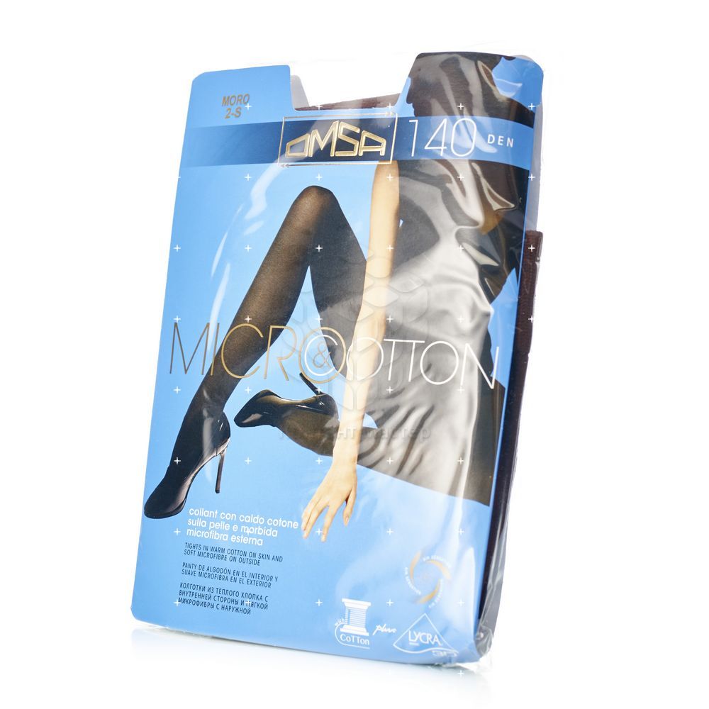 

Женские колготки Omsa Micro&Cotton 140den Moro 2 размер