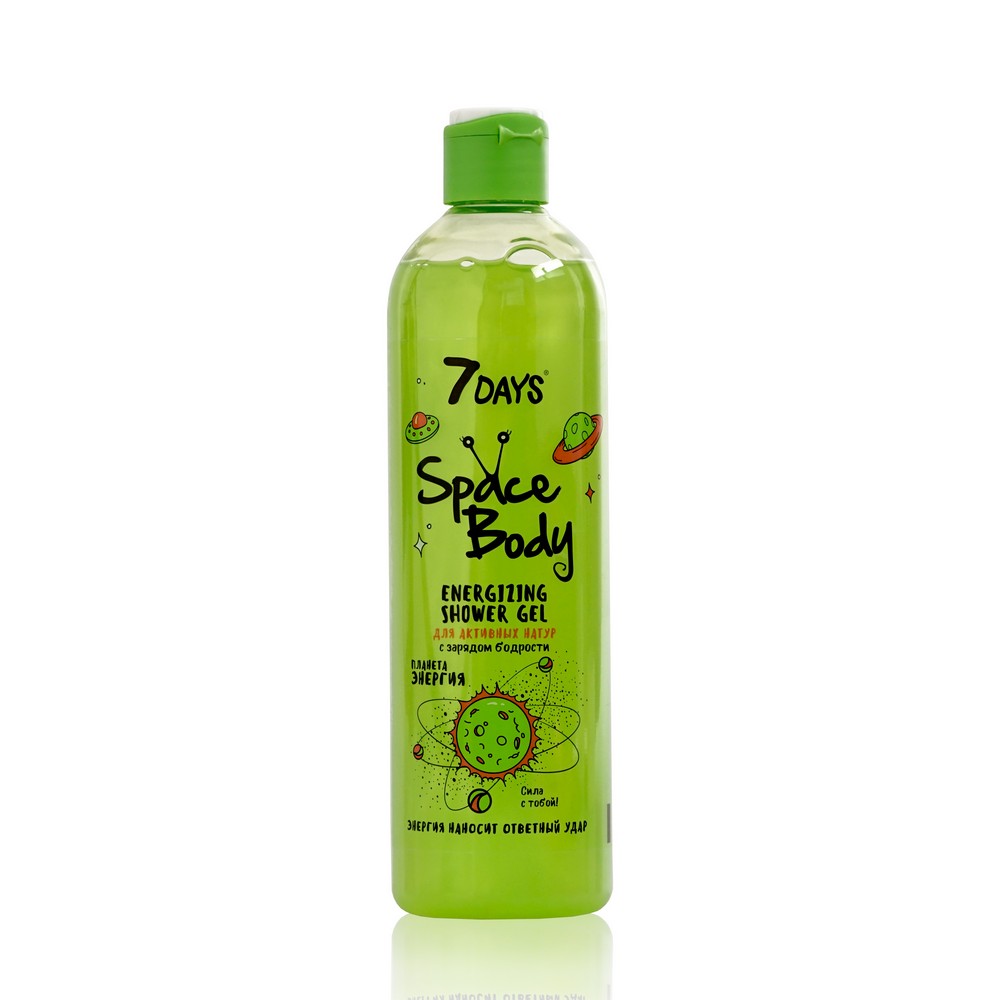 

Гель для душа 7 days Space Body Energizing shower gel 400мл