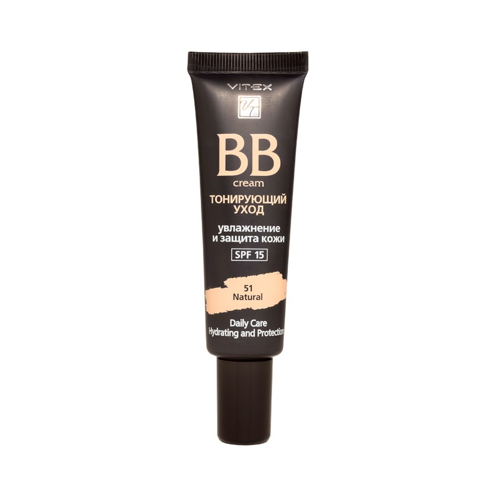 

BB крем для лица Vitex Тонирующий уход " увлажнение и защита кожи " 51 Natural SPF 15 30мл