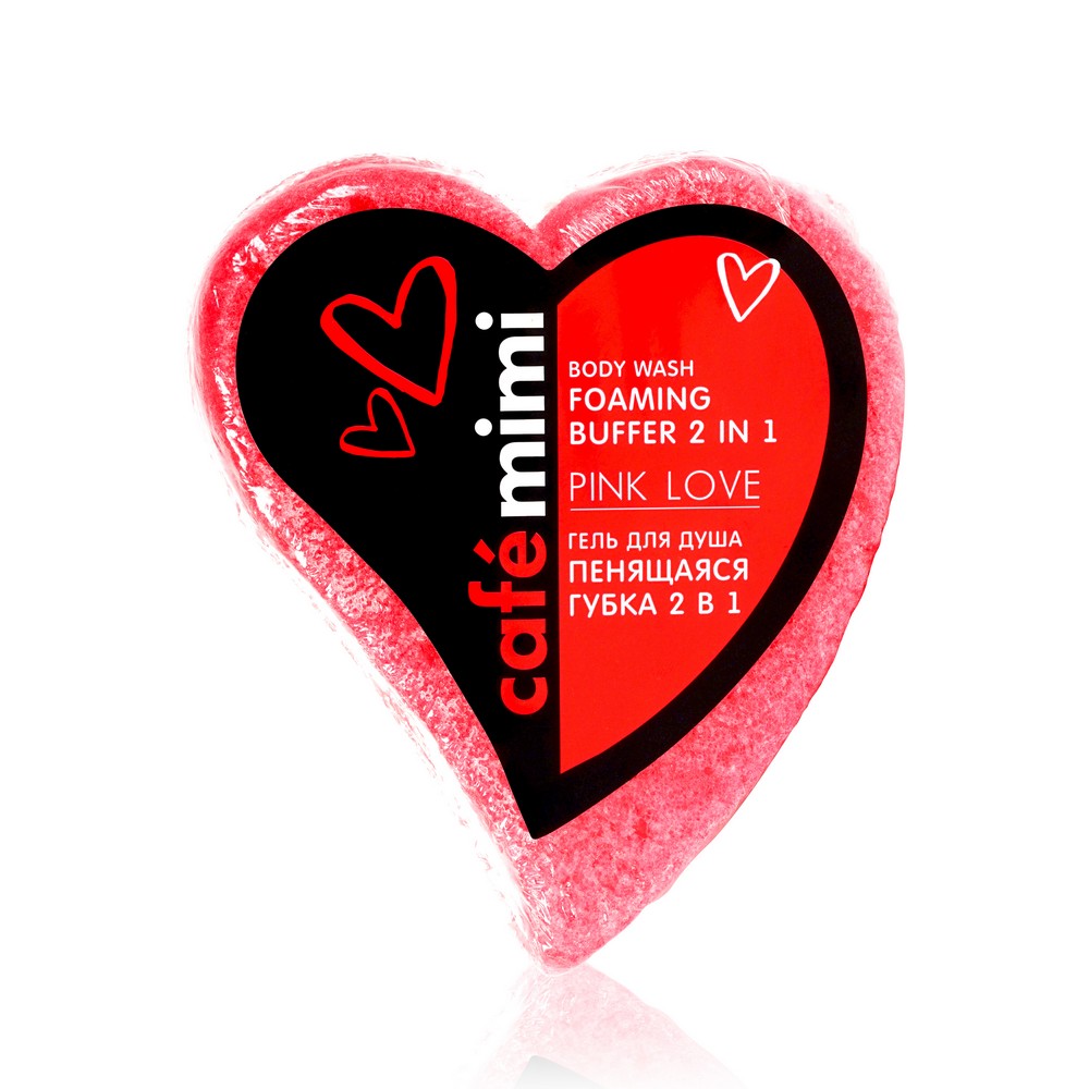 

Гель для душа Cafe Mimi " Пенящаяся губка 2 в 1 " Pink Love 60г