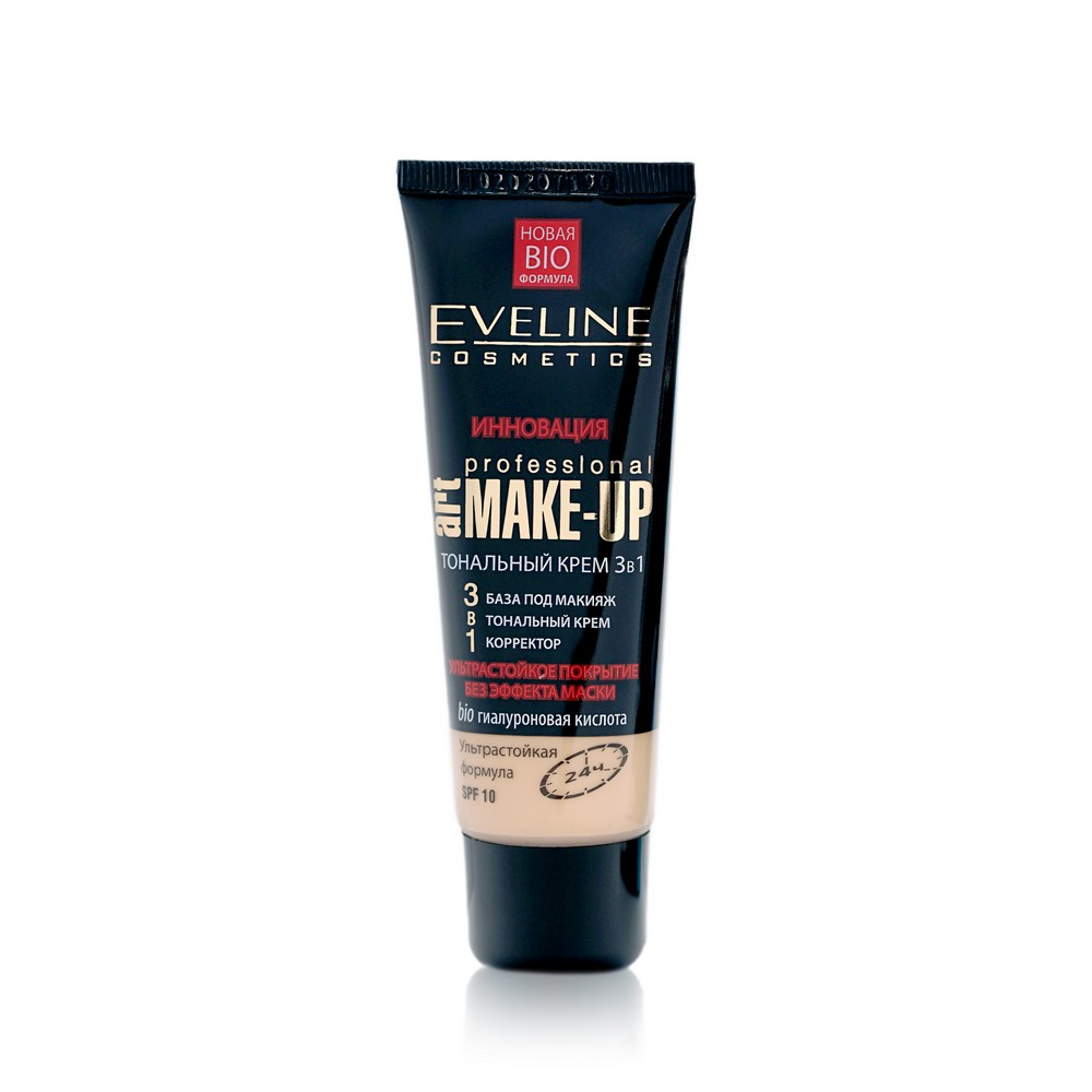 

Тональный крем для лица Eveline Art-professional make-up 3 в 1 Натуральный 30мл
