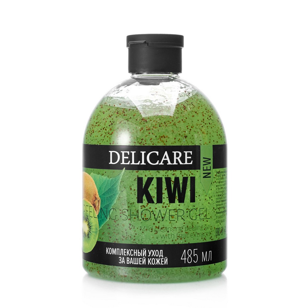 

Гель - пилинг для душа Delicare Fruit Peeling " Киви " 485мл