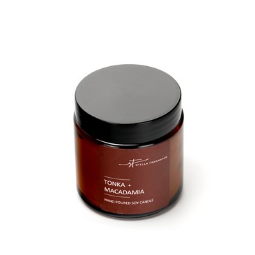 Свеча ароматическая Aroma Harmony Stella Fragrance " Tonka macadamia " 90г