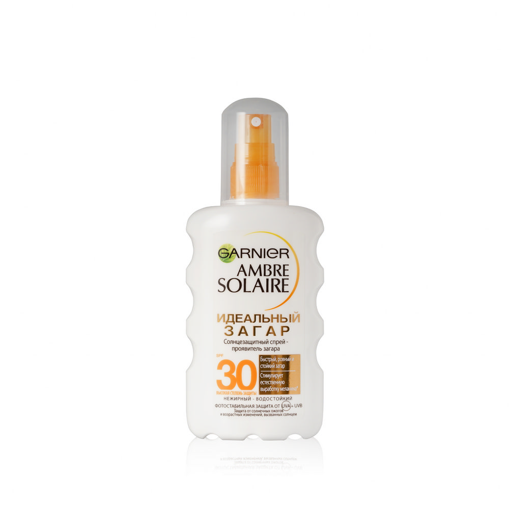 

Солнцезащитный спрей - проявитель загара Garnier Ambre Solaire SPF 30 200мл