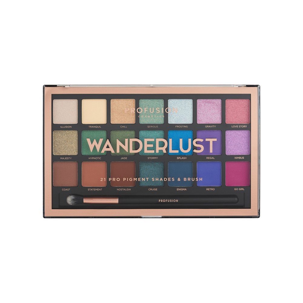 

Тени для век Profusion Wanderlust 21 цвет