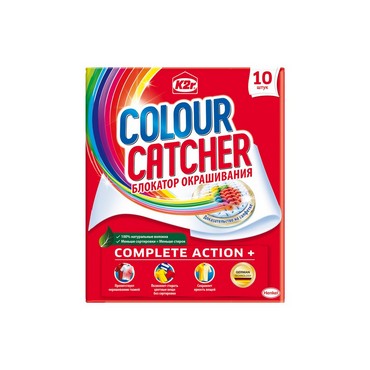 Салфетки для стирки K2r Colour Catcher " блокатор окрашивания " 10шт