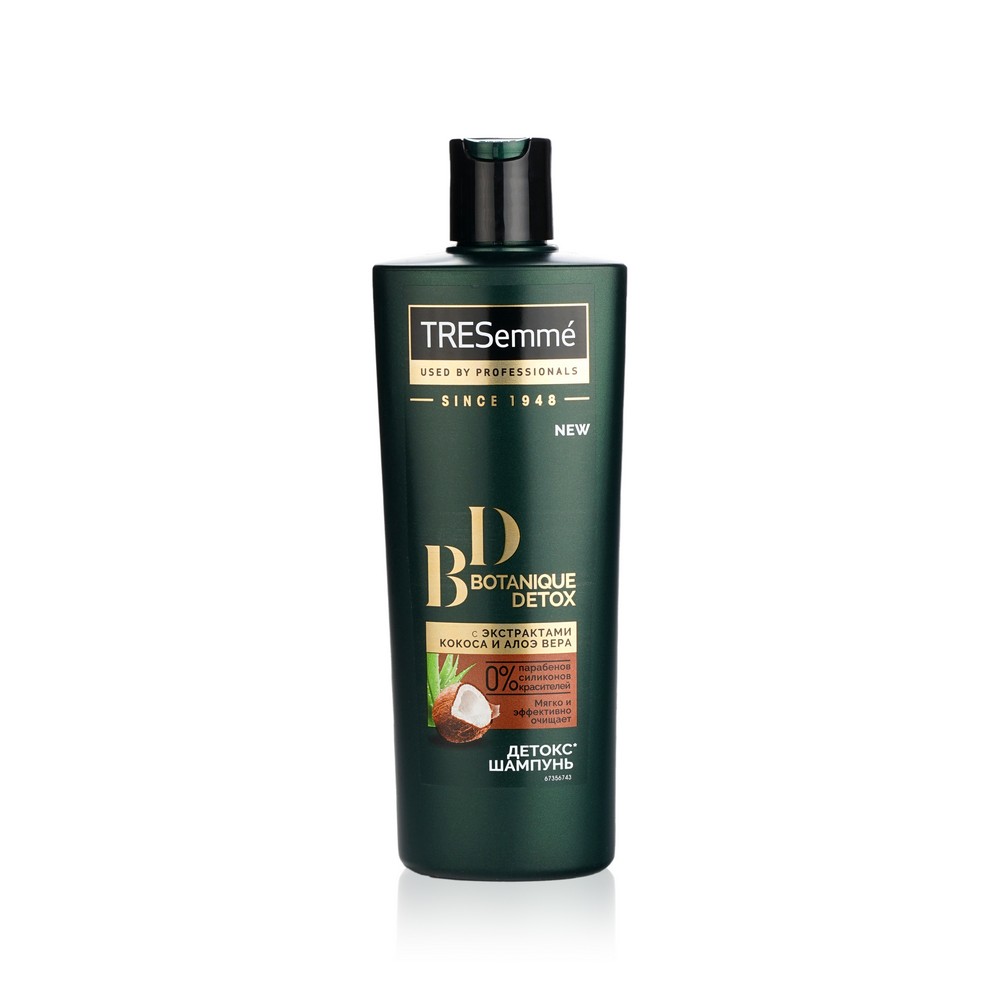

Шампунь для волос Tresemme Botanique Detox с экстрактами кокоса и алоэ вера 400мл