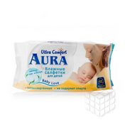 Влажные салфетки Aura Ultra Comfort для детей 60шт