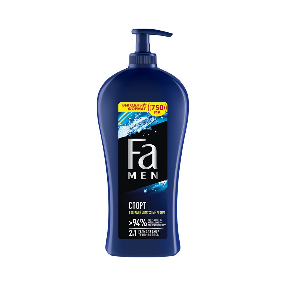 

Гель для душа Fa Men Active " Active Спорт " 750мл