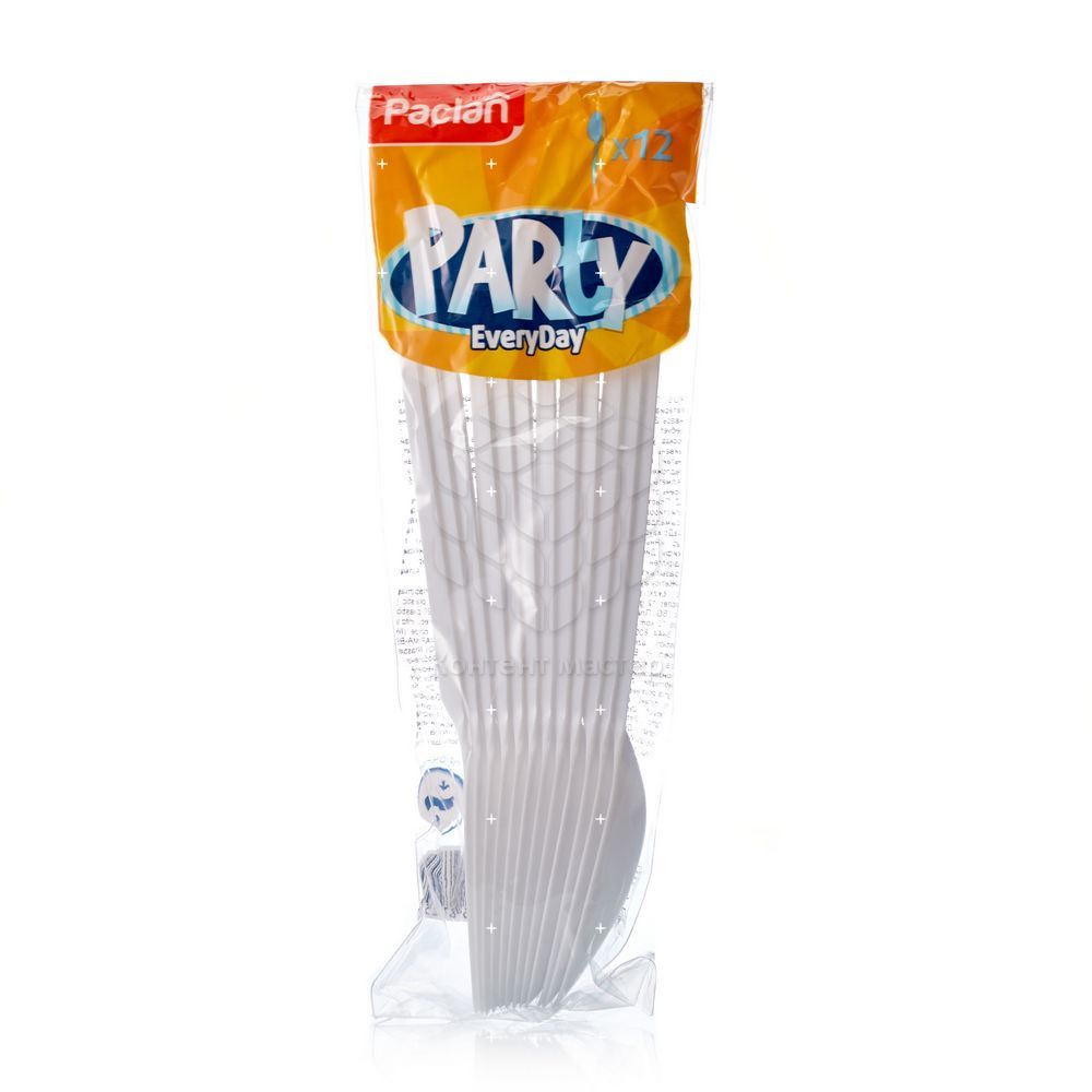 

Пластиковые ложки Paclan белые 12шт