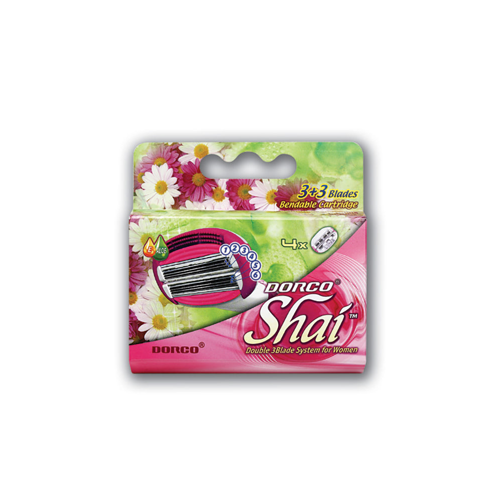 

Кассеты для станка Dorco Shai 3+3 Blades сменные 4шт