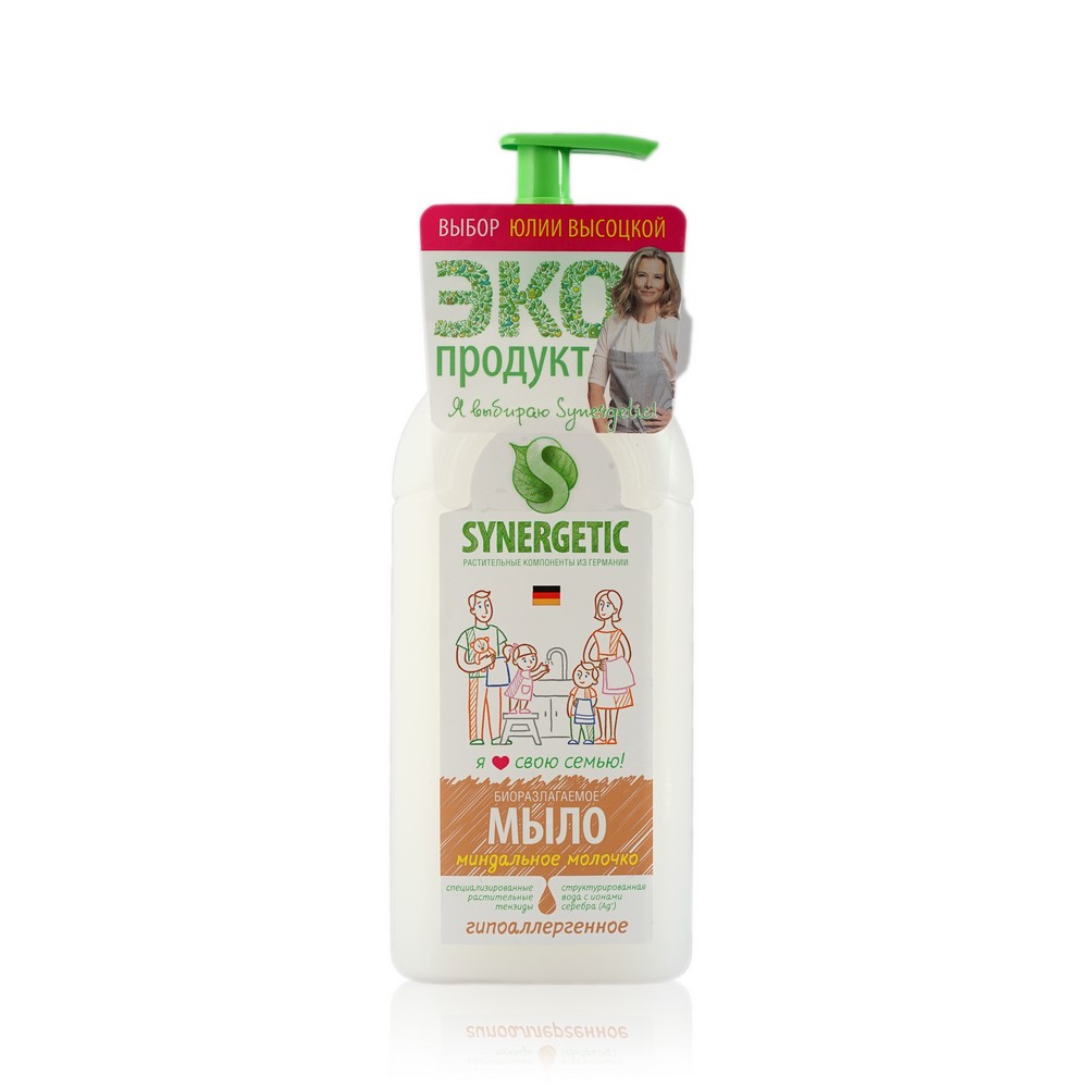 

Жидкое мыло Synergetic " Миндальное молочко " 500мл