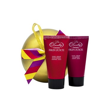 Женский Подарочный набор Liss Kroully Skin Juice " Шар " ( крем для рук увлажняющий + крем для рук питательный )